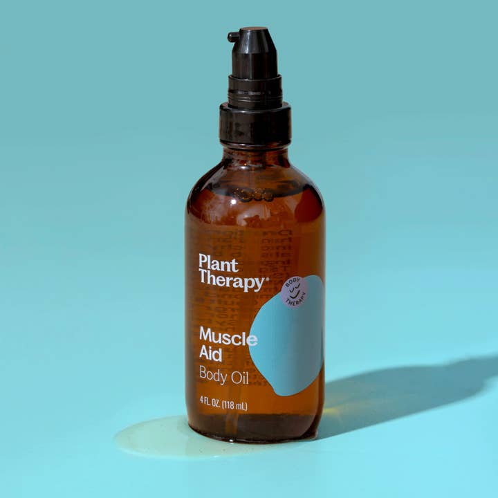 Plant Therapy - Wholesale Bath/Body Oil - Muscle Aid Body Oil 4 oz4