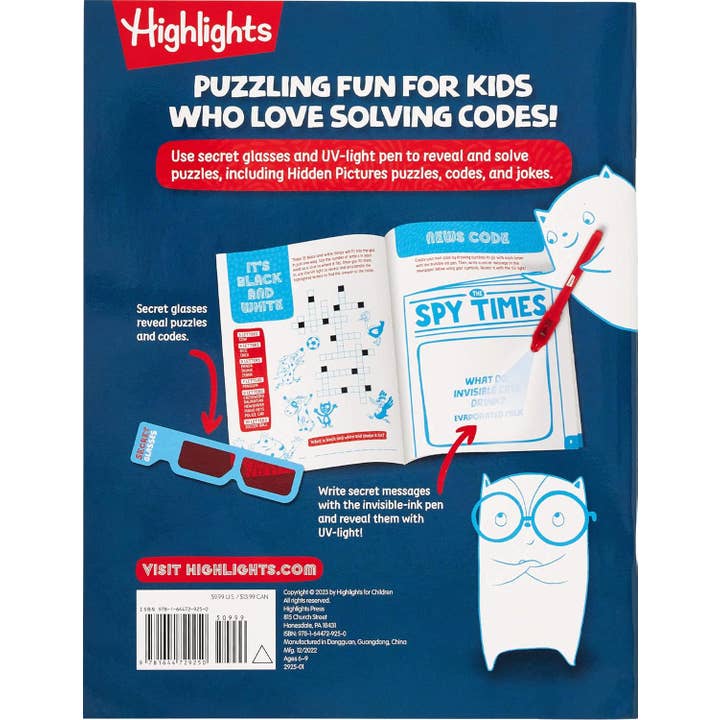 Highlights for Children - Wholesale Coloring & Activity Book - Kids & Baby - Secret Puzzle Fun1