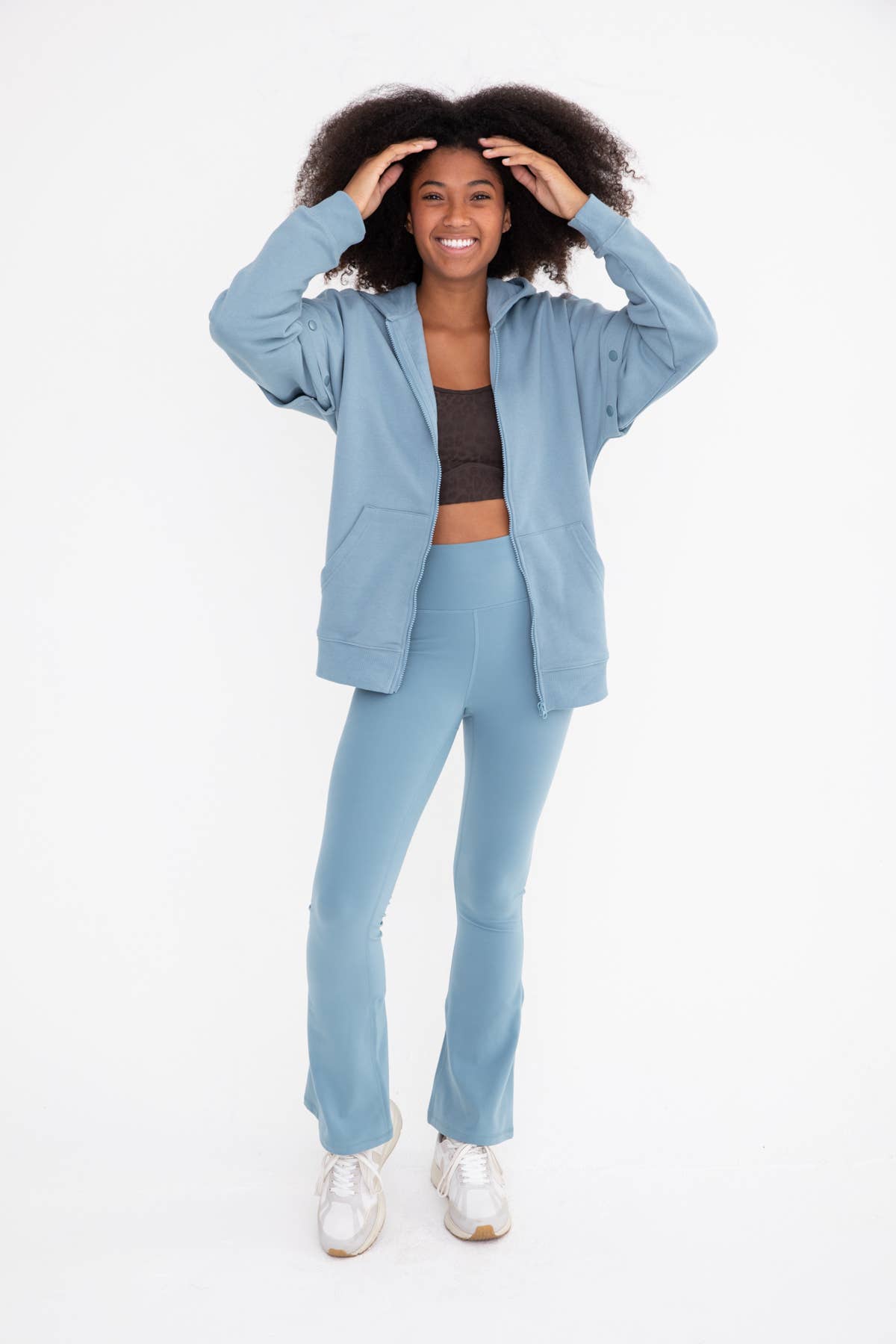 Mono B - Wholesale Jacket - Women's - 2-in-1 Zip-Up Hoodie Jacket9