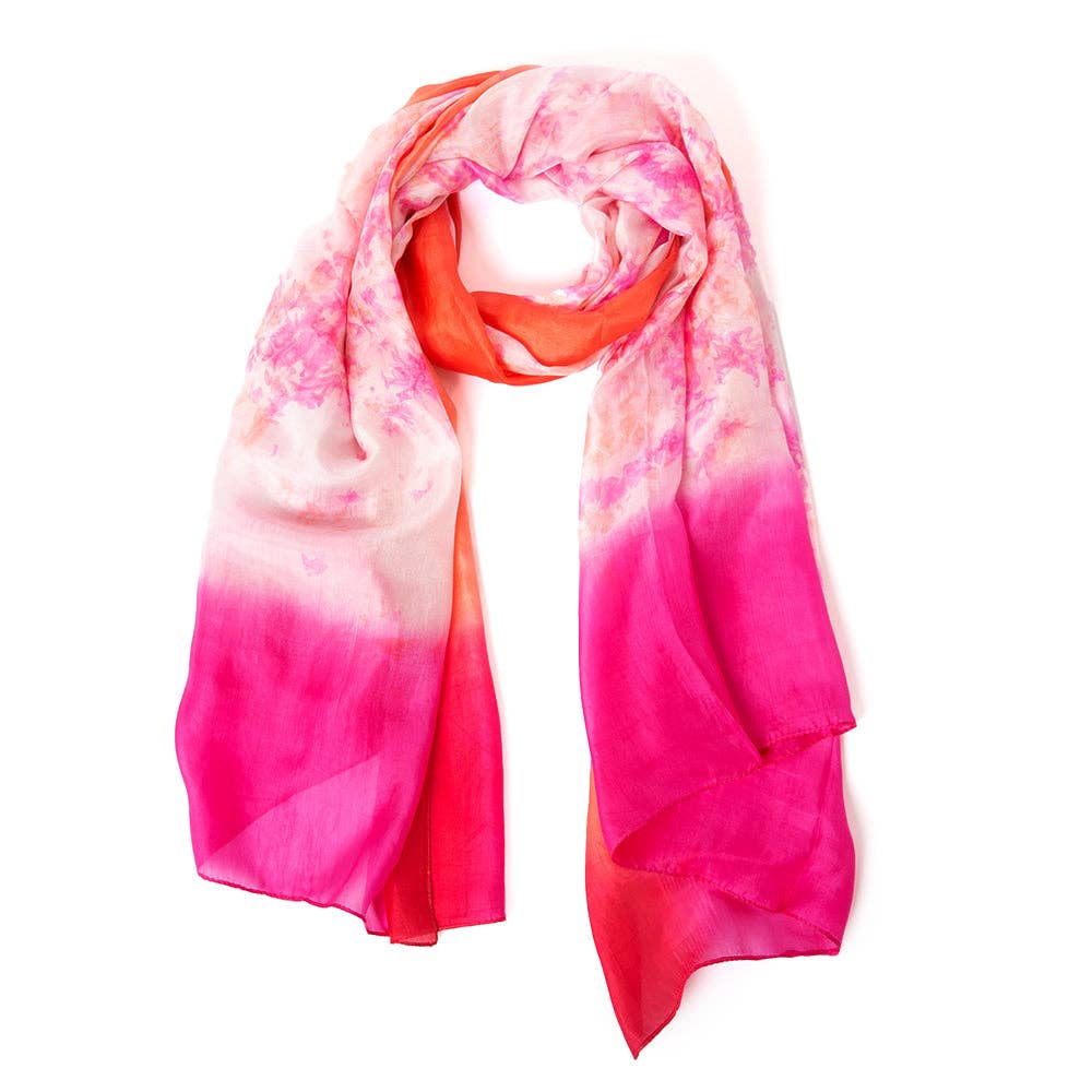 Tilley & Grace - Vente Écharpe – femme - Foulard en soie indienne 1050