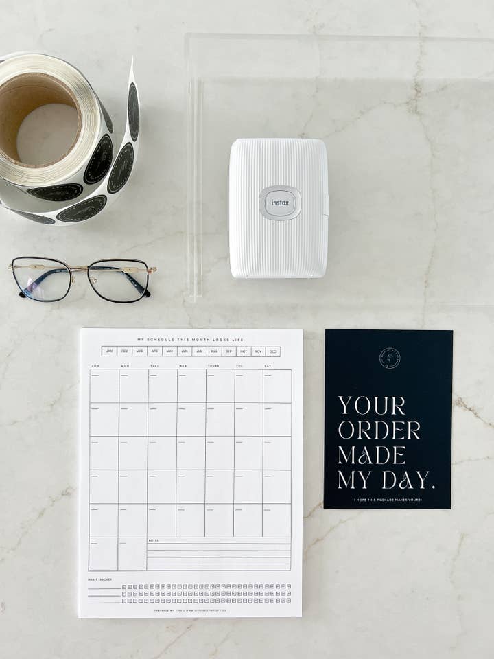 Organize My Monthly Calendar Notepad for wholesale by Organize My Life