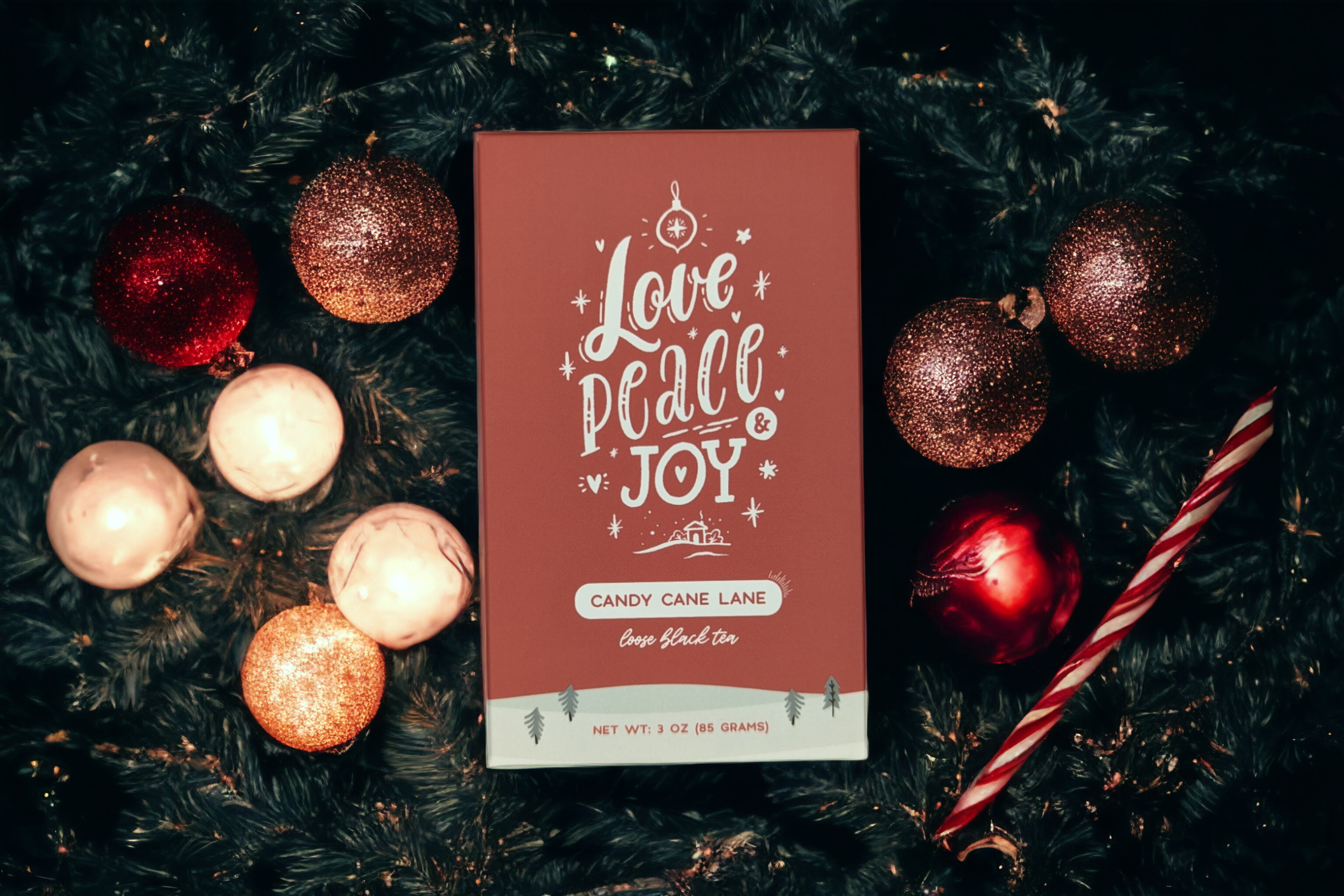 Little Prayer Tea Company - Wholesale Loose Tea - Candy Cane Lane (Love, Peace & Joy)1