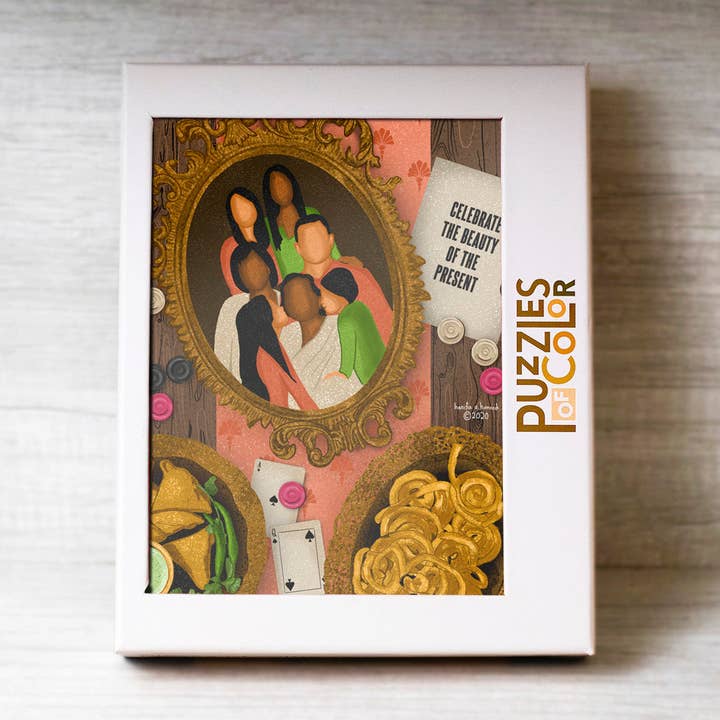 "Beauty of the Present" by Hanifa Abdul Hameed for wholesale by Puzzles of Color