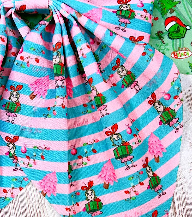 Kids Charm Online - Wholesale Hair Bow - Kids - 5"X 6" Cindy Lo* printed coquette bow.  BW-DSG-10H1