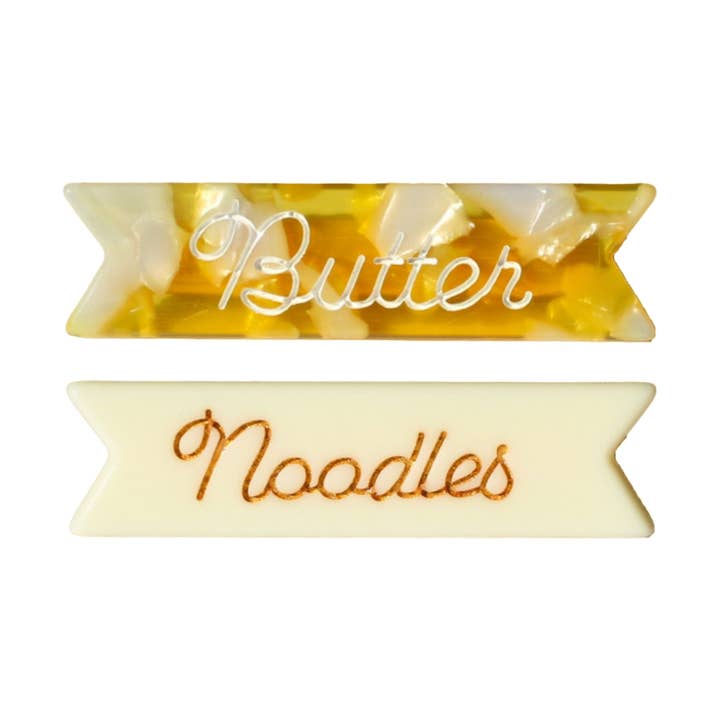 Butter Noodles haarclips - grappig cadeau voor kinderen voor wholesale door Eugenia