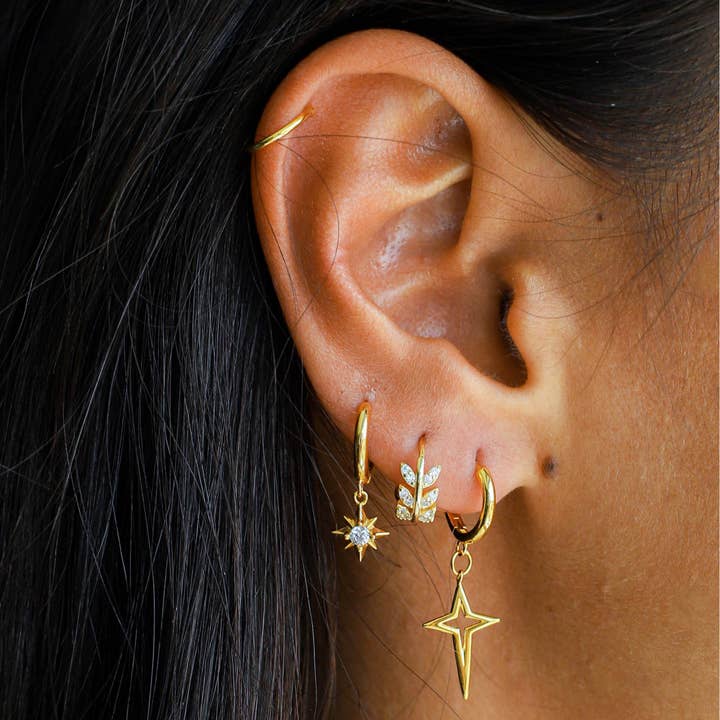 Lillys Amsterdam – wholesale Stud/post earrings – Caesar - 925 Sterling Silver - Hypoallergenic1