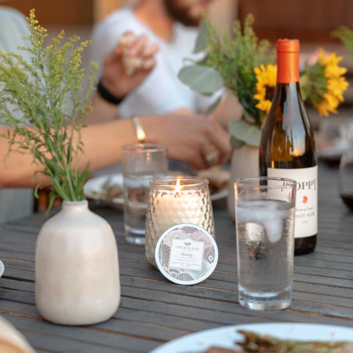 Greenleaf Gifts - Wholesale Jar/Filled Candle - Haven Signature Candle 4 Pack4