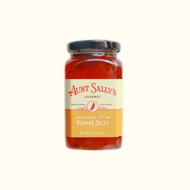 Aunt Sally's Pralines - Wholesale Jam/Jelly - Louisiana Pecan Pepper Jelly 16 oz