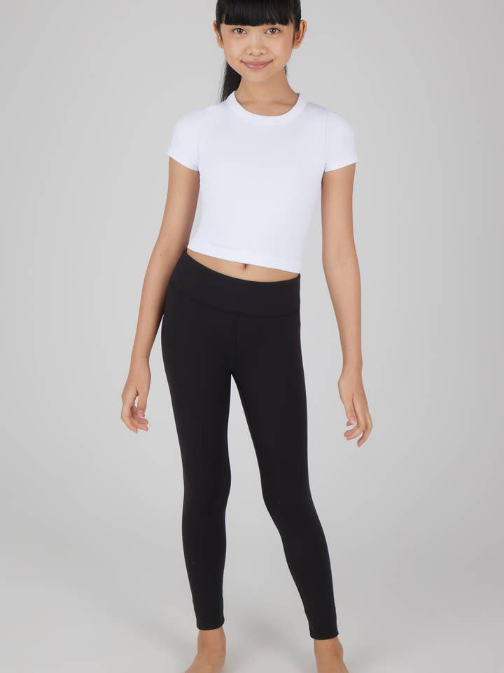 Leggings Criss Cross et Everyday pour filles - PAQUET DE 2 pour la vente par 90 Degree by Reflex & Yogalicious