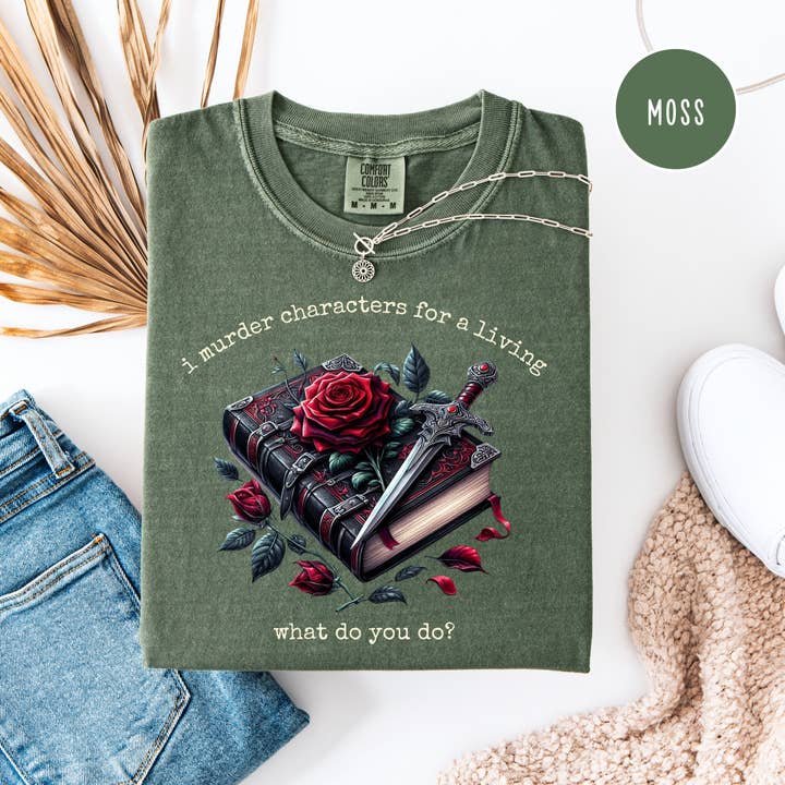 Mordgådeforfatter Comfort Colors Gave T-shirt for engroshandel hos CindyL Boutique