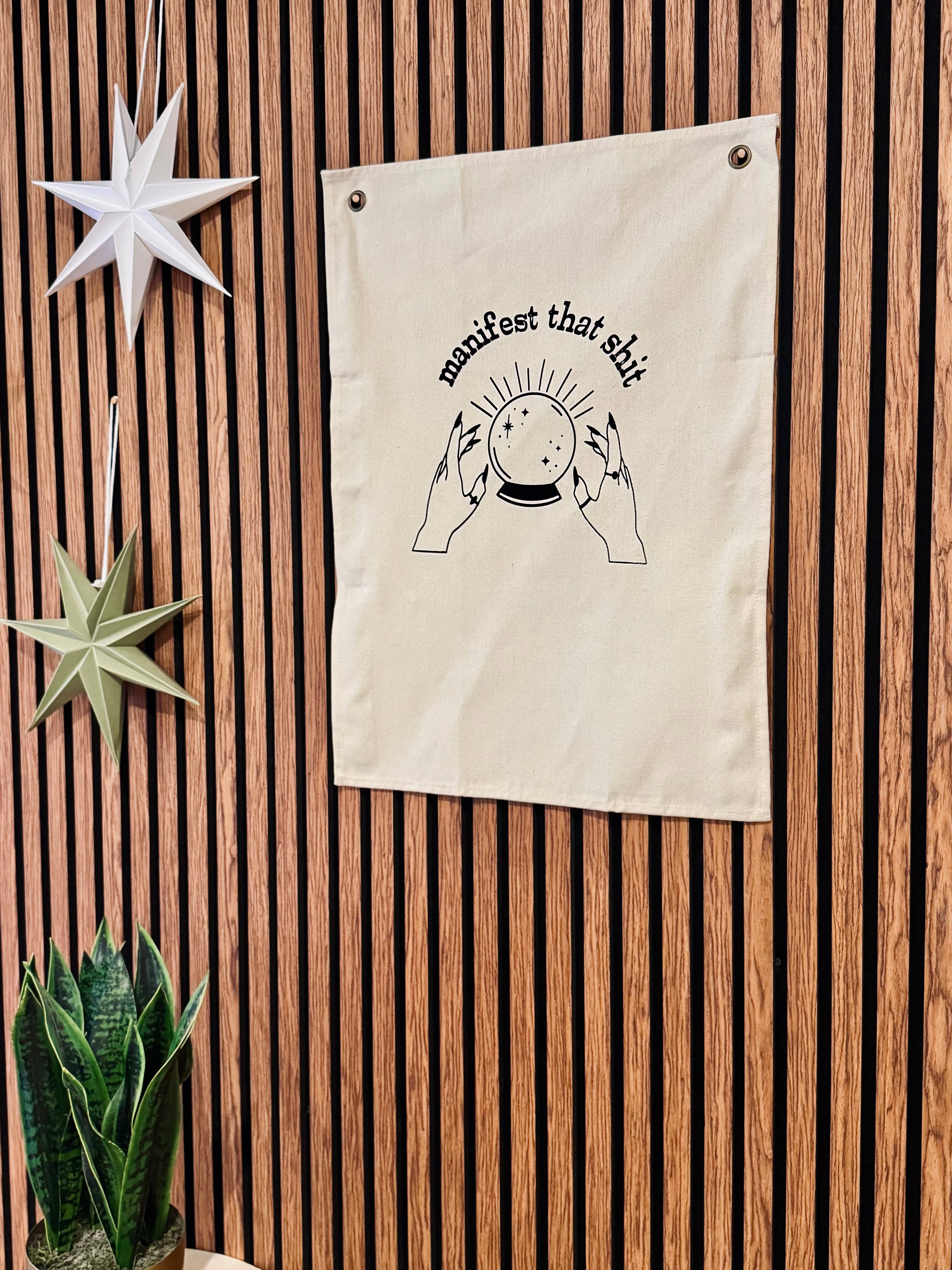 Uncommon Wild - Wholesale Banner - Manifest that Sh*t Canvas Banner 1