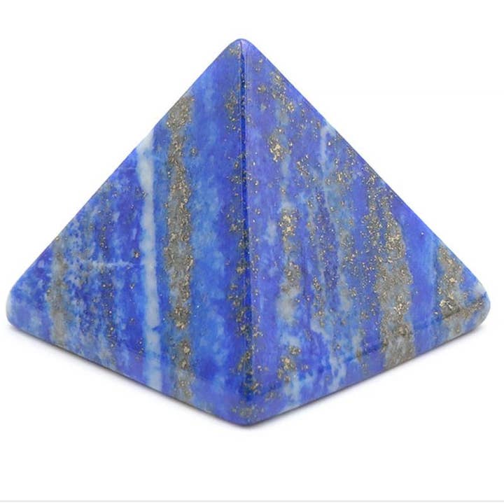 Lapis Lazuli Pyramid Afghanistan A (base 30mm) for wholesale by La Boîte à Cailloux
