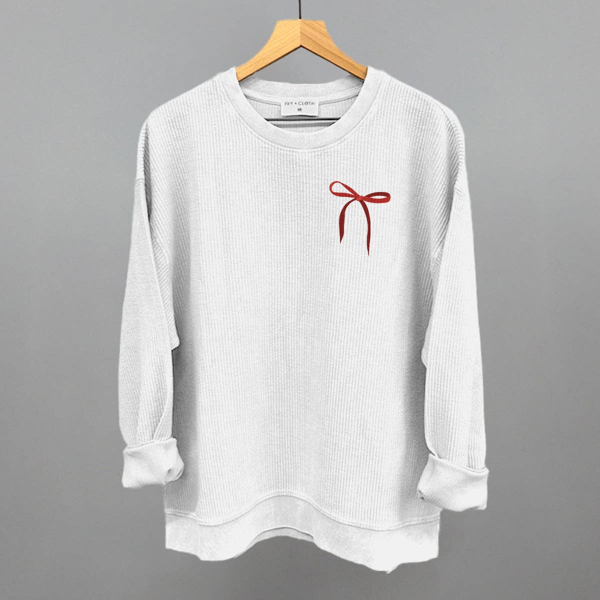Ivy + Cloth - Wholesale Graphic Sweatshirt - Women's - Christmas Bow5