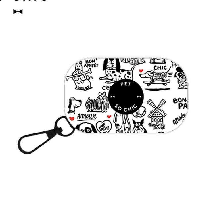 Sac à crottes "A dog in Paris" pour la vente par Pet So Chic