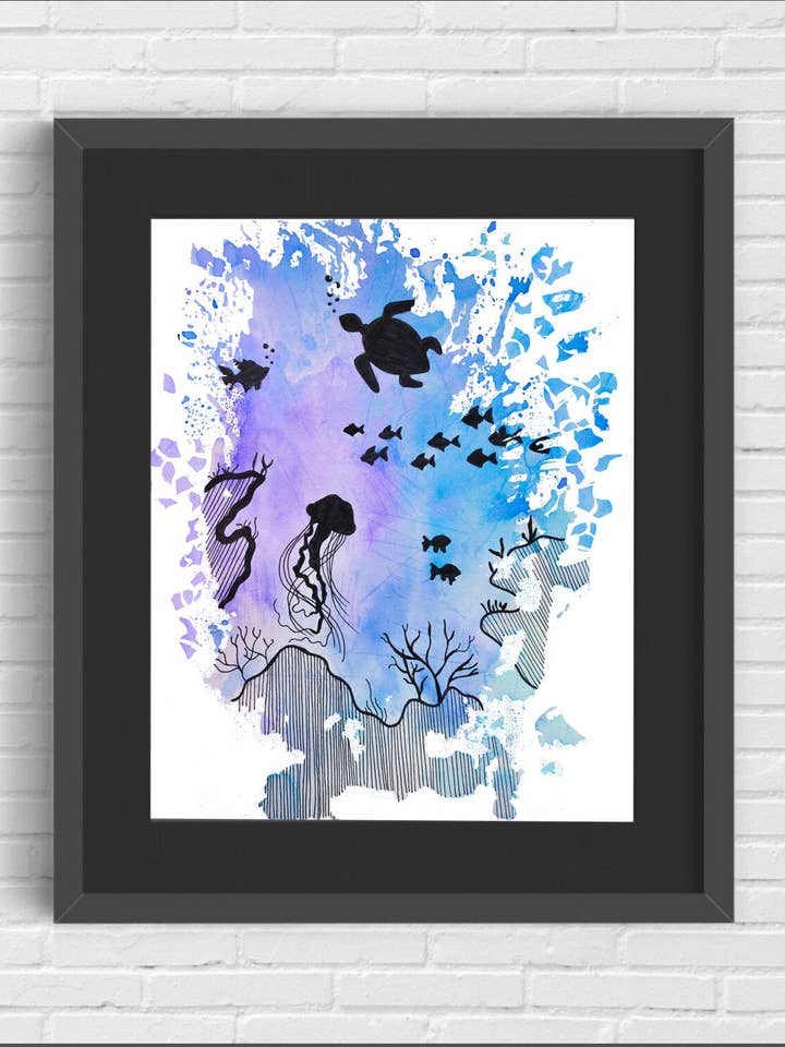 „Verloren unter dem Meer“ -Druck für den Großhandel von Jiva More Life