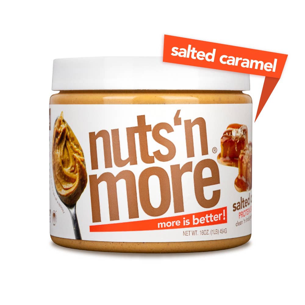 Nuts 'N More - Wholesale Nut Butter - Salted Caramel High Protein Peanut Butter Spread