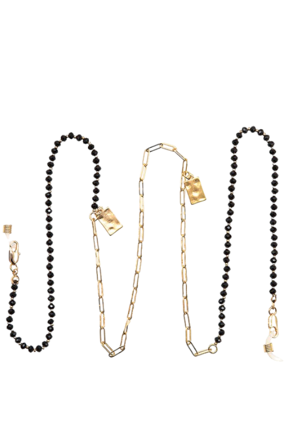 Andrea Bijoux - Wholesale Sunglasses/Eyeglasses Strap - Women's - GLASS BEAD CHAIN ACCENT ACCESSORY9