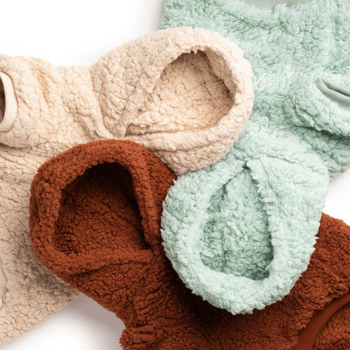 fabdog – wholesale Pet hoodie – Dog – Seafoam Sherpa Hoodie3