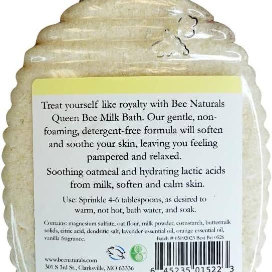 Bee Naturals - Wholesale Bath Soak/Milk - Queen Bee Milk Bath3