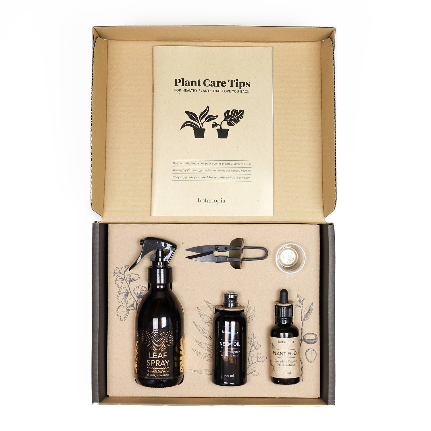 Botanopia - gifts , decor and cards for plant lovers - Wholesale Planting/Potting Soil - Plant Care Kit - for healthy plants that love you back5