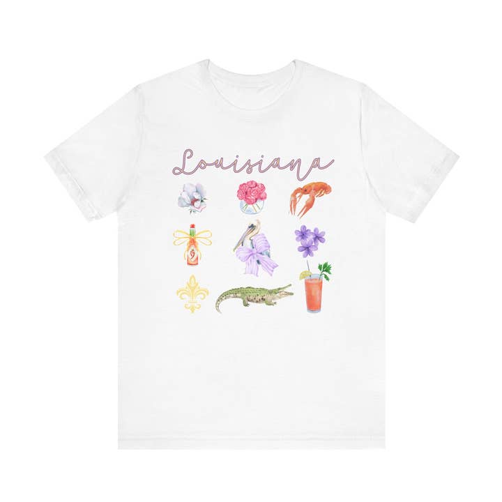 Bayou Belle Adult Tee for wholesale by M2B Designs