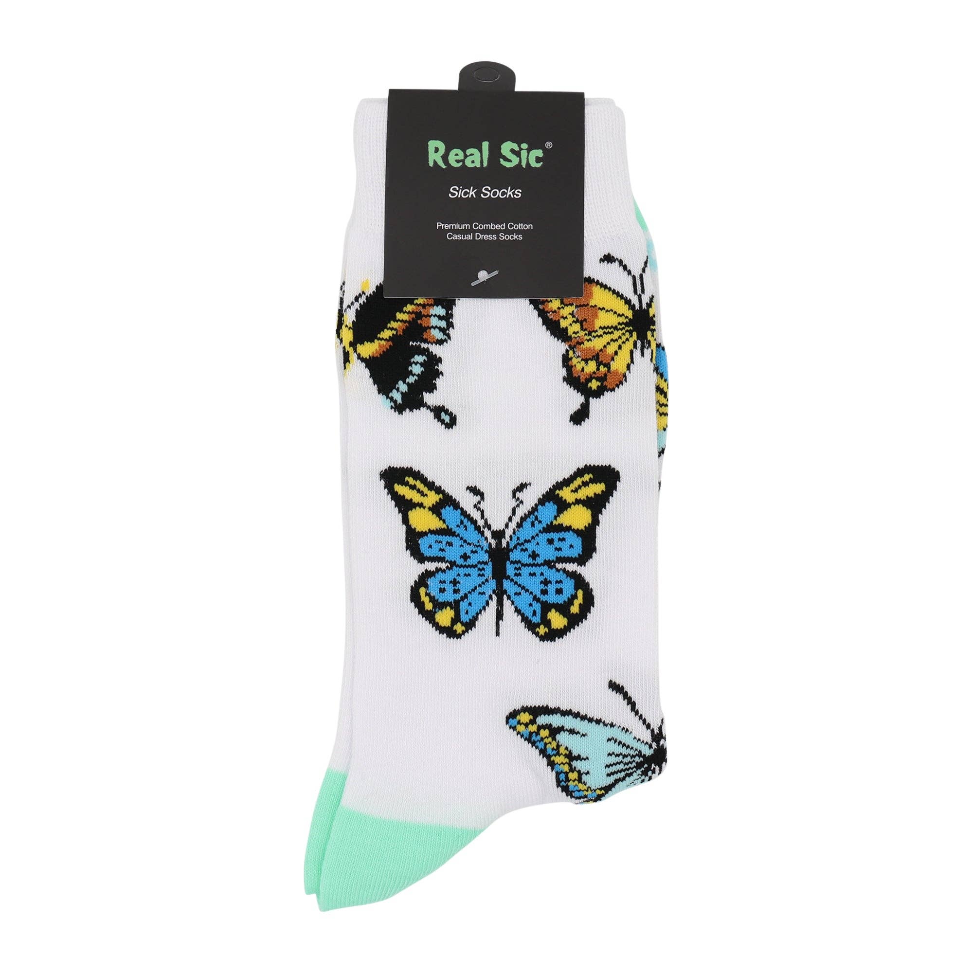 Real Sic – wholesale Socks – Unisex – Butterflies Socks - Comfy Cotton for Men & Women1