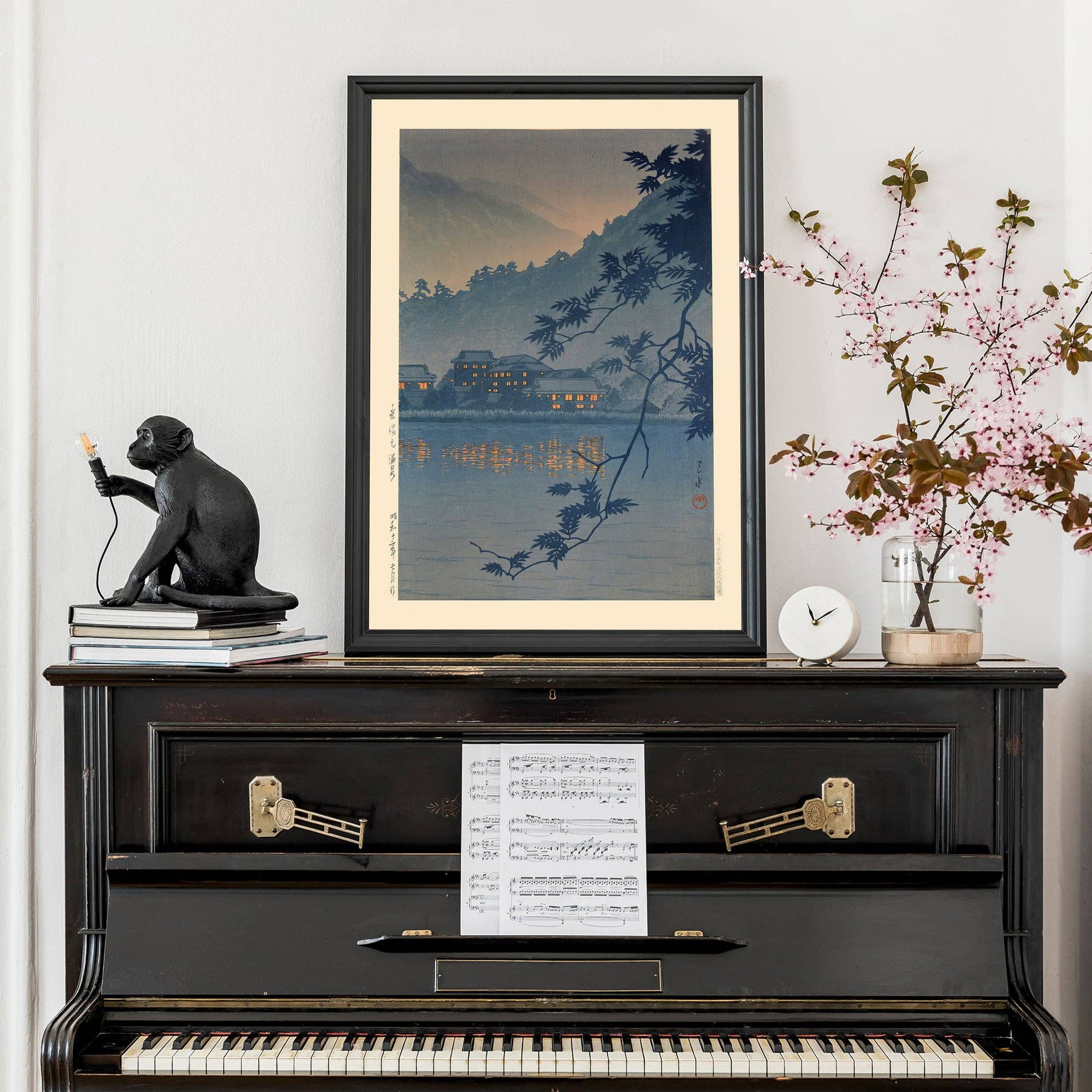 Ink & Drop - Vendita all'ingrosso Stampa artistica - Sorgente Termale Yumoto, Stampa di Nikko di Hasui Kawase4