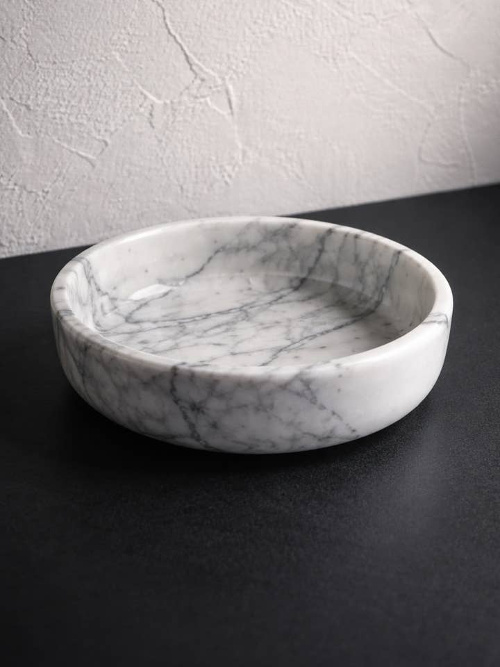 Lilac Marble Decorative Bowl for wholesale by Objects & Heritage