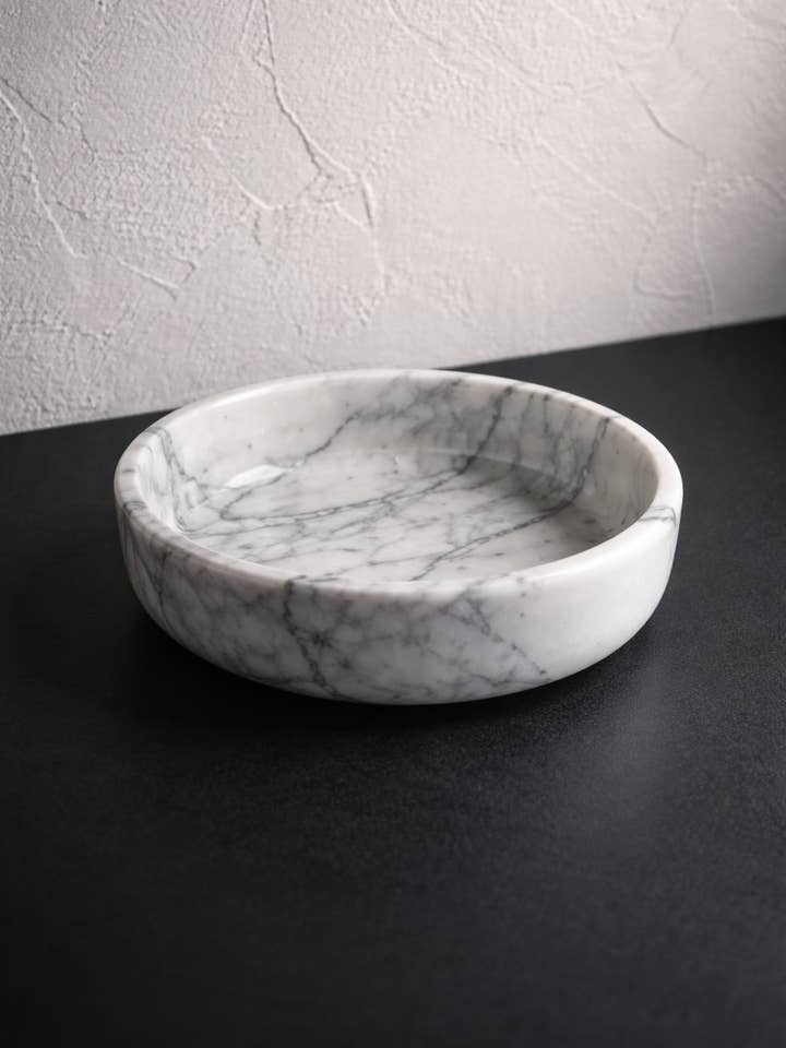Lilac Marble Decorative Bowl for wholesale by Objects & Heritage