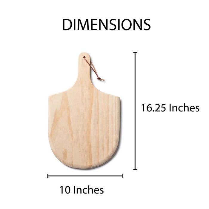 HIC - Harold Import Co. - Wholesale Kitchen Tool/Gadget - Fantes Uncle Giuseppe's Pizza Peel, 10in3