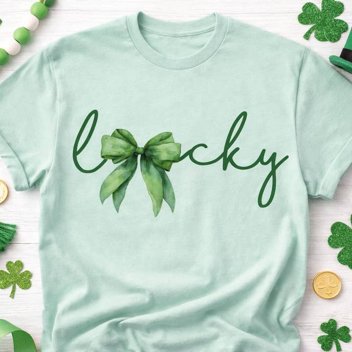 Lucky T-Shirt for wholesale by Glitter & Dirt Mn