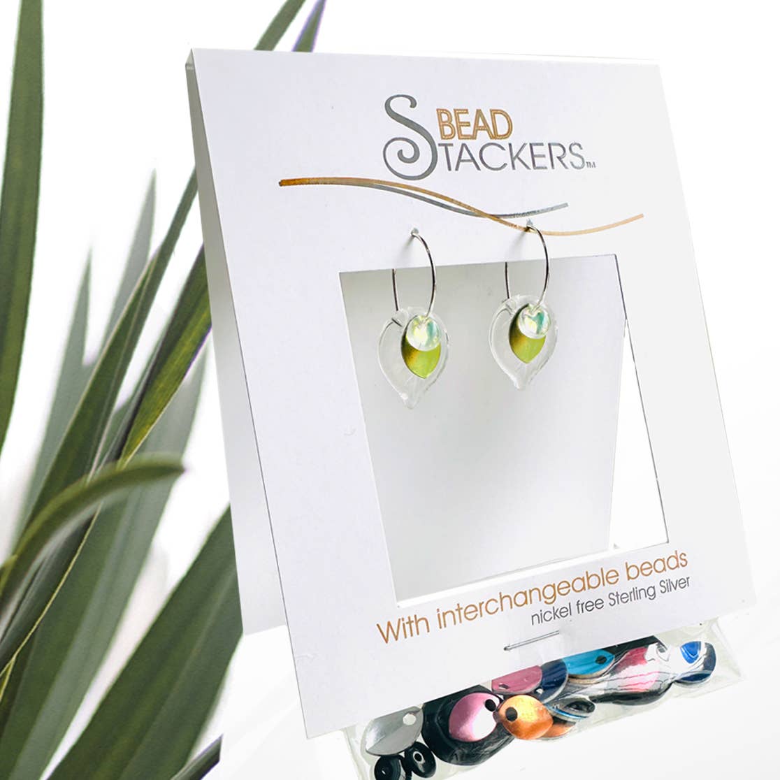 Conversations in Jewellery - Wholesale Dangle Earrings - Lfgl32  - Earrings come with 9 interchangeable colours. 4