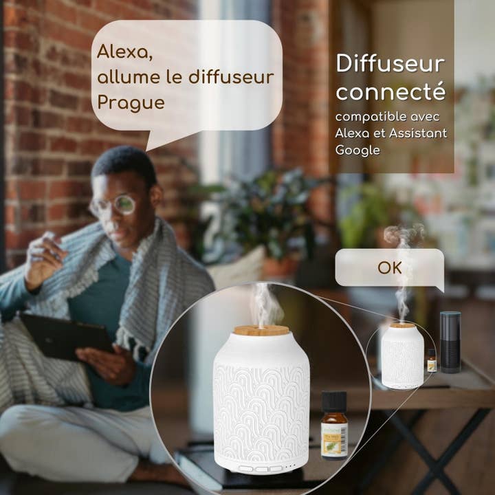 Zen'Arôme - Wholesale Electronic Diffuser - Prague Essential Oil Diffuser - Wifi Connected Device4