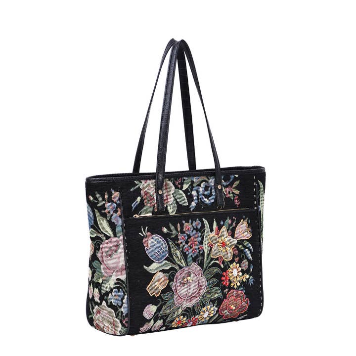 Mellow World - Wholesale Tote Bag - Women's - Flower Shop Vintage Tapestry Tote