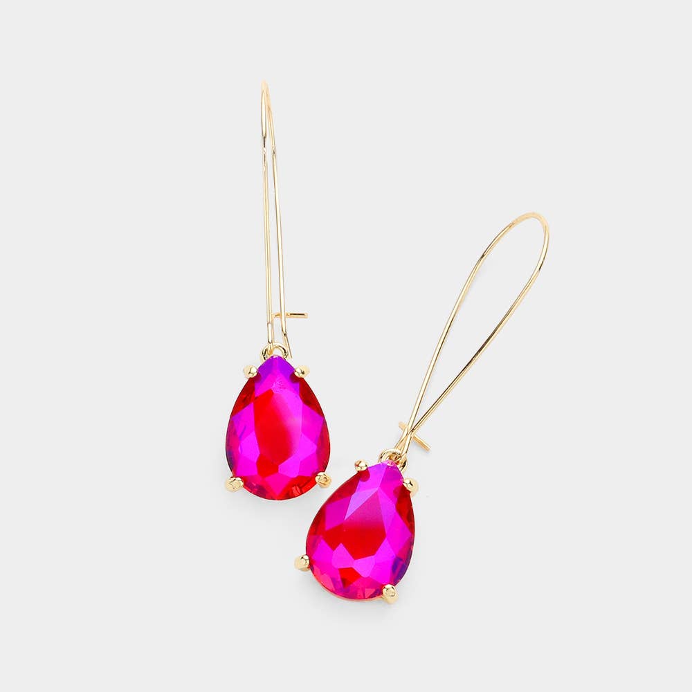 Sensibling Corp. - Vente Boucles d'oreilles pendantes - boucles d'oreilles de soirée pendantes en pierre de larme7