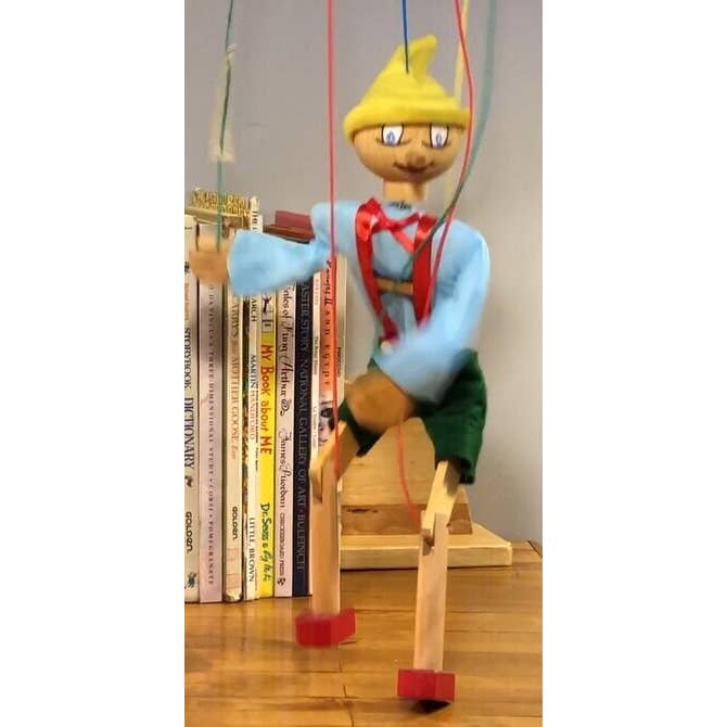 Fish River Crafts - Wholesale Puppet - Kids & Baby - Animated Pinocchio- A Marionette Wooden Action Toy