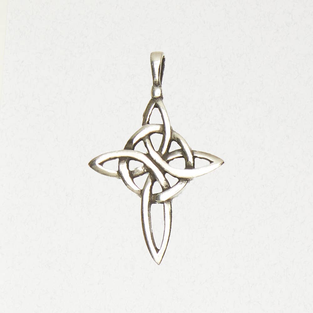 Nirvana LLC - Wholesale Individual Charm/Pendant - Celtic Pewter Pendant Necklace - Celtic Cross0