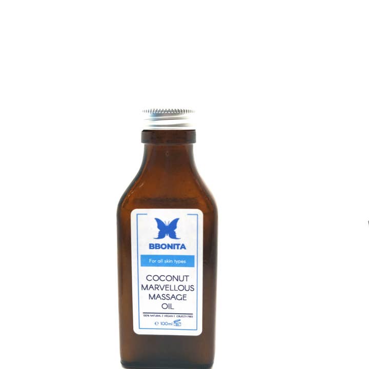 Bbonita - Vente Huile/gel de massage - 🥥 Huile de massage merveilleuse à la noix de coco, douce, odeur exotique, relaxante 🥥1