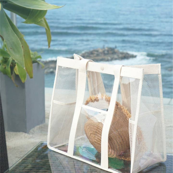 ACCITY - Wholesale Beach Bag - Clear PVC Beach Tote, Waterproof Travel Bag_CWAB1915