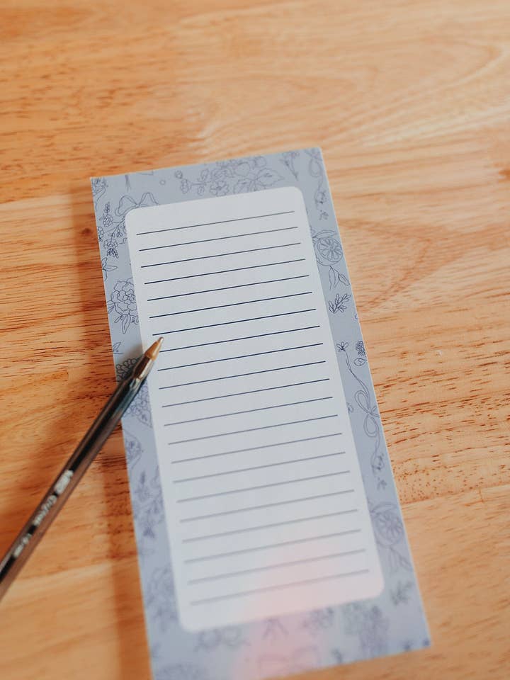 Bloc-notes long coquette pour la vente par kash co studio