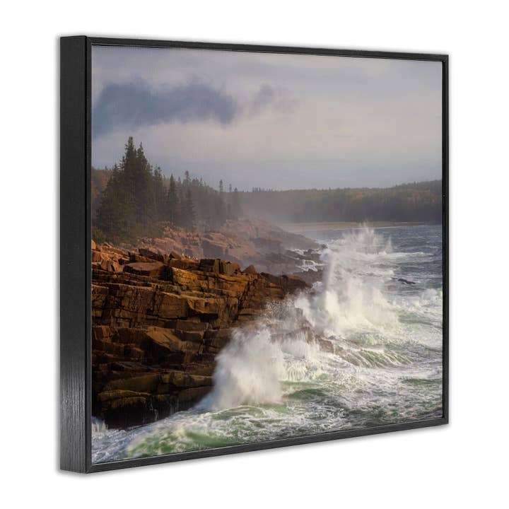 Stupell Industries - Wholesale Wall Sign - Rough Waves on Cliff - Framed Wall Art12