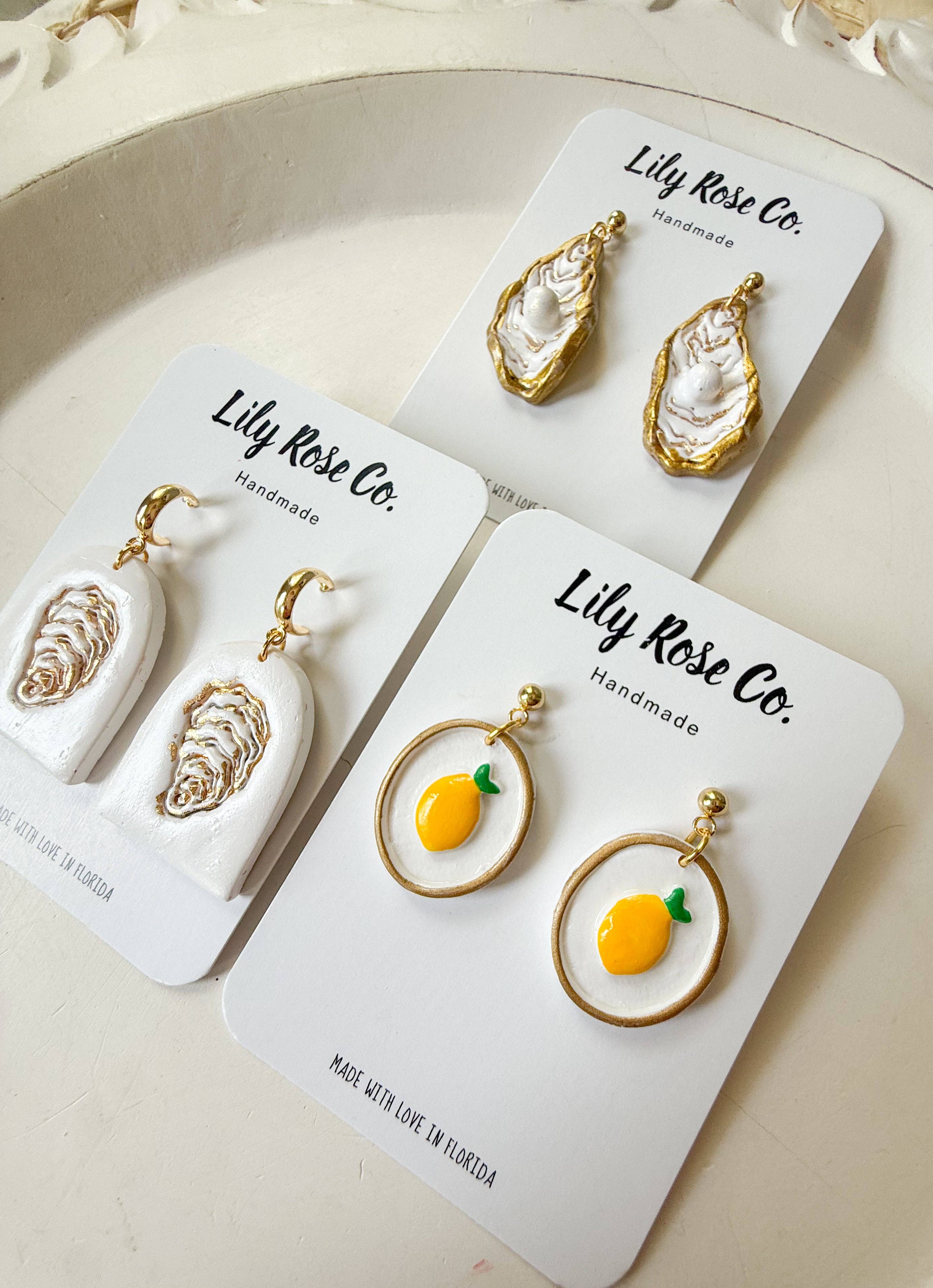 Lily Rose Co. - Wholesale Dangle Earrings - Oysters1