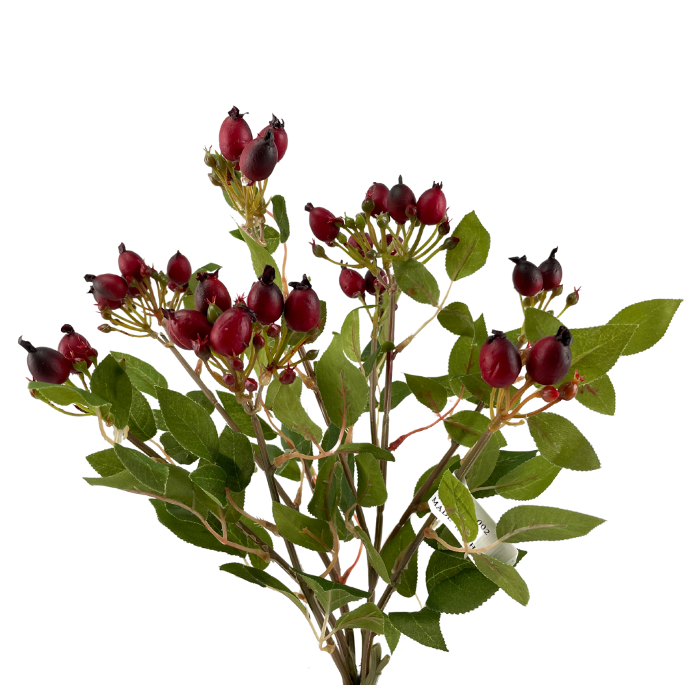 Trendy tree – wholesale Konstgjorda blommor – 17" Nypon Bush SB55661-0020