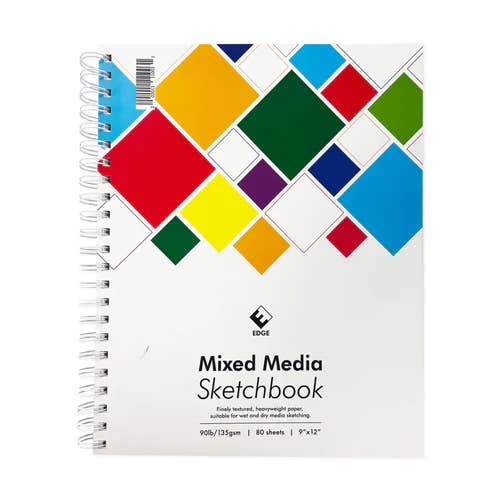 BLOC DE MEDIOS MIXTOS EDGE 5.5X8.5" 80HJS para venta al por mayor de edge