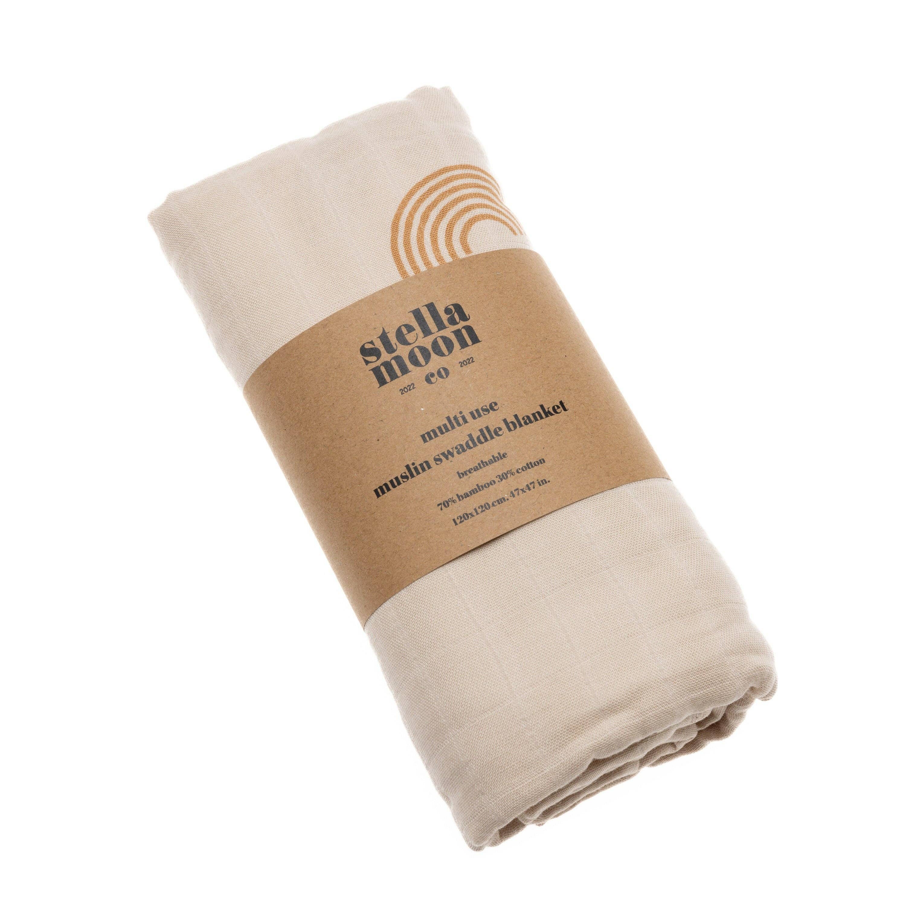 Stella Moon Co. – wholesale Swaddle – Baby – Multi-use Bamboo Swaddle in Rainbow0