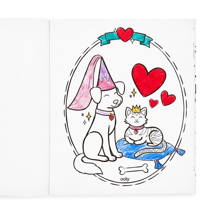 OOLY - Wholesale Coloring & Activity Book - Kids & Baby - Color-in' Book - Princesses & Fairies2