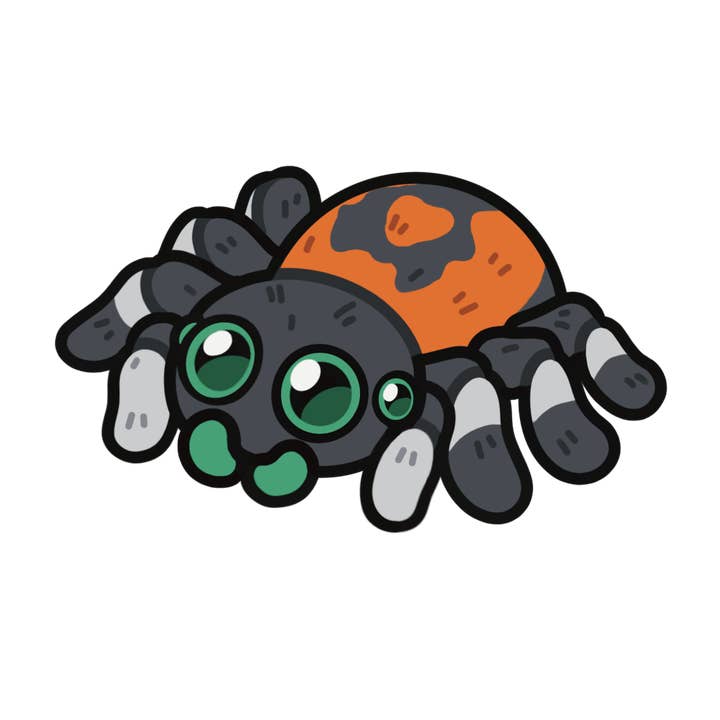 Bold Jumping Spider klistermærke for engroshandel hos Rextooth Studios