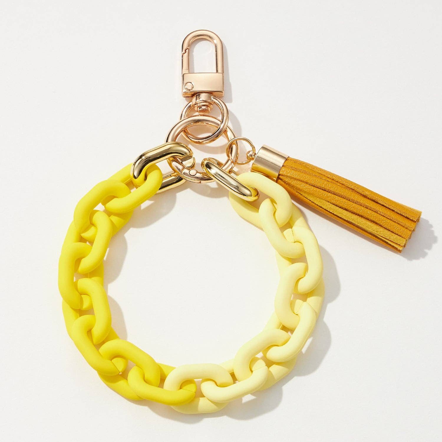 Frem - Wholesale Keychain Bracelet - Silicone Coated Matte Key Ring Bracelets with Leather Tassel7