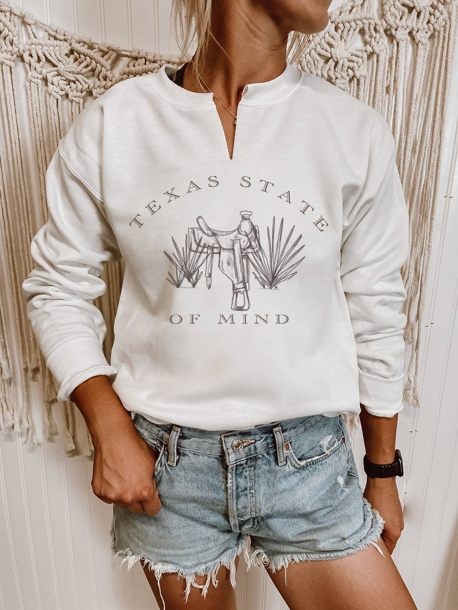 Magnolia Ranch Originals - Wholesale Graphic Sweatshirt - Women's - Texas Sweatshirt