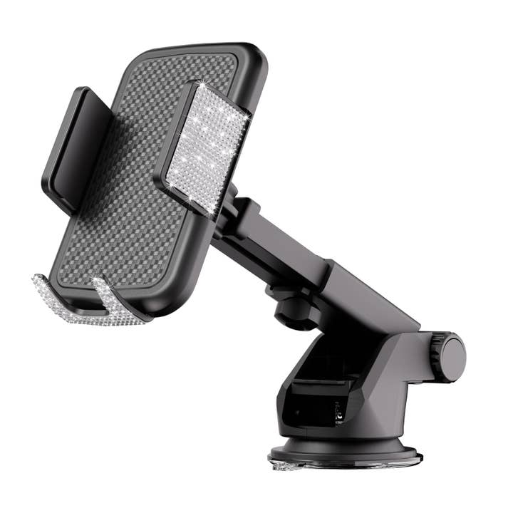 LAX Gadgets - Wholesale Phone/Tablet Stand - Bling Cradle Dashboard Mount For iPhone/Android Retail Pack